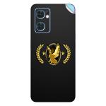 GADGETSWRAP Printed Vinyl Skin Sticker for Oppo Reno 7 - Gold Eagle