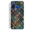 Anami Multicolor Silicon Grip Case Mobile Back Cover for Tecno Spark 5 Pro, Tecno Camon 15