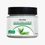 Velvora Aloe Vera Pimple Free Skin Face Scrub for Glowing Skin,Oily,Dry Skin,Women,Men Scrub (100 gm)