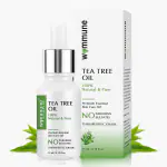 Wommune Tea Tree Essential Oils for Skin, Hair, Face, Acne Care, - 15 ML