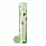 GIGAGREEN 20 Daily Greens Effervescent Sugar Free Tablets | 100% Vegan | Green Juice | Plant Based with Vitamins C, B6, B12 for Men and Women (Lemony Lime, 20 Tablets - Pack of 1)