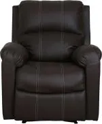 Recliners India Leatherette Manual Recliner (Finish Color - Brown, DIY(Do-It-Yourself))