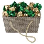 SurpriseForU Premium Jute Basket Loaded With Chocolaty Nut Chocolates | Chocolate Gift | Chocolate Basket Hamper | 906