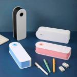 Jalaram Exports Hidden Sticky Drawer Hidden Slide Out Desk Drawer Attachment Plastic Desk Accessories for Kids, Multipurpose Usage, Under Desk Organizer, Multi Color 1 Pcs.