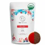 Tea Treasure South African Rooibos Red Tea 50gm - Herbal Red Tea for Hair & Skin Care | Loose Leaf Tea | Antioxidant Tea for Good Sleep and Anxiety Relief | Calm & Refresh Tea for Digestion