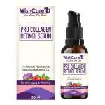 WishCare Pro Collagen Retinol Serum - For Anti-Aging, Skin Firming & Plumping Skin - With 2% Retinoid, Niacinamide, Shea Butter & Rosehip