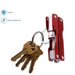 StealODeal Silver Red Multi Utility 9 In 1 Key Chain