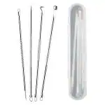 Mapperz Blackhead Acne Removal Needle Kit 4Pcs Cleaning Tool Pimple Remover for Women and Men 1