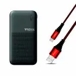 Royal Mobisol Power Bank with Type-C Data Cable | Slim Body Design | 12000mAh Capacity | Superfast Charge | Compatible with All Devices