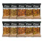Shrego Flavour Roasted Chana Variety Combo Pack, Healthy Snack And Namkeen, 1500G (10X150G Vacuum Packed) (Mexican Chipotle, Chilli Garlic, Black Pepper, Nimbu Mirchi Pudina, Hing Jeera)