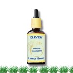 Clever Lemongrass Essential Oil for Skin - 100% Pure Natural Essential Oils Lemongrass Oil for Diffuser, Skin Cleansing & Nourishing Lemongrass Essential Oil for Hair & Diy- 30 ML