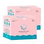 Menarche 100% Organic Cotton Tampons For Women (40 piece) Regular Flow | FDA approved | Biodegradable | Highly Absorbent | Super Soft & Comfortable | Rash & Stain Free
