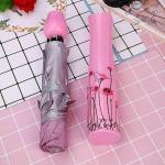 SRJMH Mini Umbrellas for Women Stylish Umbrella for Rain and Sun Protection
