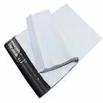 QELISTA White and Black Plastic Tamper Proof Polybags for Shipping (Size-8*10) (Pack Of-100)