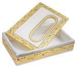 Urban Baniya White Marble Tissue Napkin Holder Stand for Dining Table(20X13X15 CM)