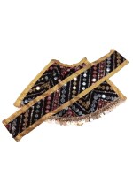 My God Gift - A promise of Quality Navratri Special, MATA Rani Vastra, Devi MATA Poshak, Durga MATA Dress, Radha Rani KALI MATA DRESS, Made of Silk Cloth (6 Inch, BLACK )