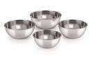 NEELAM Stainless Steel 7 22G Prem Vati Set of 4 Pcs 400 ml Each Stainless Steel Vegetable Bowl (Silver, Pack of 4)