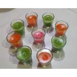 SOMYA CANDLES AND HOME DECOR Votive shot Glass Candle Pack of 10 pcs