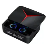 OSHEE STORE  M90 Pro TWS Earbuds Bluetooth 5.2 Type-C with Power Bank Charge Your Phone, 280 Hours Playback (Charging case Backup) Earbuds with Smart LED Display, Waterproof Built-in Mic (Black)