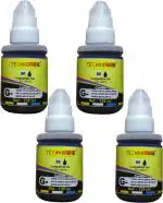 TRISAMA Canon Pixma GI 790 G1000, G1010, G2000, G2010, G2012, G3000, G3010, G3012, G4000, 4010, G4012 Black Dye Based Ink Cartridge Bottle (Pack of 4)