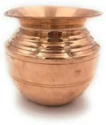 SHLINCO SHLINCO Copper Kalash Lota for Pooja / Home / Office / Temple Copper Kalash (Brown) , Set Of 1 Copper Kalash (Height: 3.1 inch, Brown)