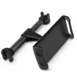 Tech Gear car headrest tablet or mobile holder with swivel mechanism, double extendable stick, 360 degree rotation