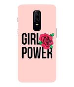 Bhaicover OnePlus 6 Girl Power Quotes Mobile Back Case Cover