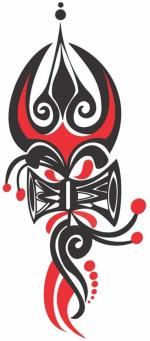 Ordershock Trishul with Damru Tattoo