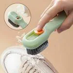 AMCUBETECH Scrubbing Washing Shoe Brush for Shoes Clothes Cleaning Brush Plastic Wet and Dry Brush