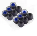 YTM (Pack of 12, Gray, Blue) Premium Quality Silicon Earbuds (Size-M) In The Ear