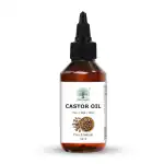 Organic Indus Cold Pressed Castor Oil - 100% Pure & Natural, Hexane-Free, Versatile Oil for Skin, Hair & Eyelash Growth, Hydration & Moisturization, Rich in Omega Fatty Acids, Vitamin E - 50ml (Pack of 1)