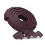 BabyPro BabyProofing Combo by Certified Professional Childproofer of 2 Meters of Edge Guard & 4 Corner Protectors Covering Sharp Edges & Corners of Table, Furniture (Pack 5, 12mm, Brown)