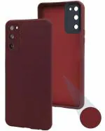 Jkobi Back Cover Case for Samsung Galaxy S20 FE 4G | S20 FE 5G (Inside Fiber Cloth | Smooth Matte Finish | Elegant Professional Look |Maroon)