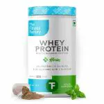 The Fitness Factory Whey Protein With Herbs, 24gm Protein, 5.5g BCAA, Faster Recovery & Muscle Building Supplement| Ashwagandha, SAFED MUSLI, Tulsi, and Wheat Grass Chocolate Flavor 1kg