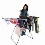 TNC STAINLESS STEEL BLUE BUTTERFLY CLOTH DRYING STAND BB030