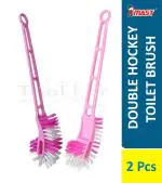 Mast Double Hockey Extra Long Toilet Cleaning Brush (Pack of 2)