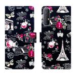 A D Enterprises Black Tower Flip Cover for Oppo Reno 3 Pro | Magnetic Case | Shock Absorbent | Flip Cover Oppo Reno 3 Pro