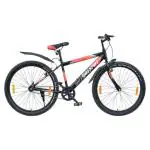 Wifi Hotspot 26 Inches Single Speed Bicycle for Men Woman and Adults, with 17 Inch Steel Frame, Hi-Traction 2.40 Tyres, V Brakes (Red Black, Hotspot 26T)