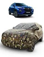 Carigiri Waterproof Camouflage Military Jungle Print Car Body Cover For Maruti Suzuki Fronx(100% Waterproof,Triple Stitched,Mirror Pocket,Uv Resistant,Dustproof)(Models-2023)