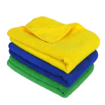 SOBBY Microfiber Cleaning Cloths - 3 pcs - 40 cm x 40cm - 340 GSM - Multi Colour