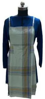 RAMASYA Cotton Home Use Apron - Free Size (Light Green, Single Piece)