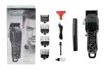 Kubra KB - 9119 Professional Hair Clipper For Men - Black | Beard & Body Trimmer | Usb Fast Charging | Stainless Steel self-sharpening blades