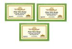 Parwati Gramudyog Herbal Products Alovera Handmade Herbal soap With Essential oils Pack of 3