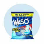 WASO Super Wash Detergent Powder 4KG