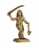 KALARAMBH Mogal Maa Idol Brass For Collectible Handicraft Art By BHARATHAAT