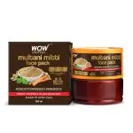 WOW Skin Science Multani Mitti Face Pack | All Skin Types | Controls Excess Oil |Cleanses, Brightens, Purifies Skin | Face Pack for Women & Men | Paraben Free | 200 ml