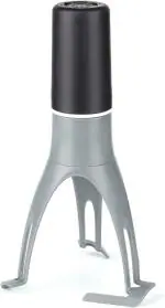 Kruvad-Automatic Pan Stirrer Cooking Stirrer with Food-Grade Nylon Legs, Dishwasher Safe Kitchen Accessory and Tools (Black)