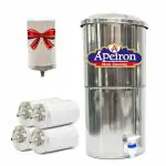 Apeiron purifier Water filter with 4 Candle - 30 Litre