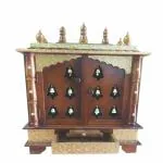 Kamdhenu Art And Craft Wood Pooja Mandap Temple