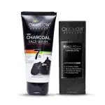 Oxyglow Herbals Combo Activated Charcoal Face Wash With Activated Charcoal Black Mask Face, 100 G